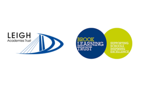 Leigh Academies Trust and Brook Learning Trust logos