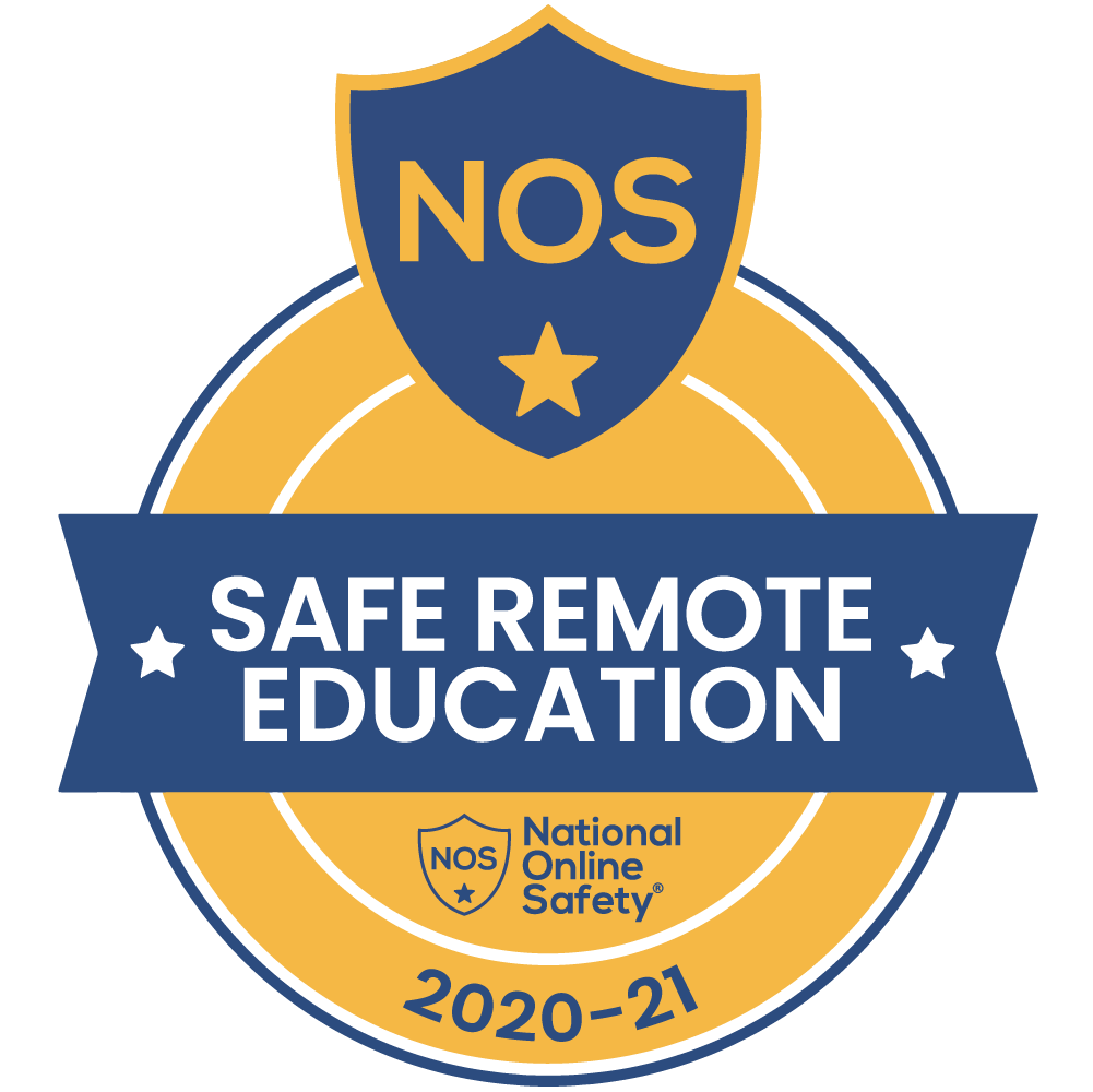 NOS Safe remote education certification graphic